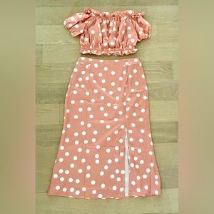 NWOT Pink & White Set